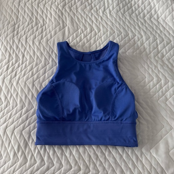 Lululemon Everlux High-Neck Train Bra Wild Indigo - Picture 5 of 15